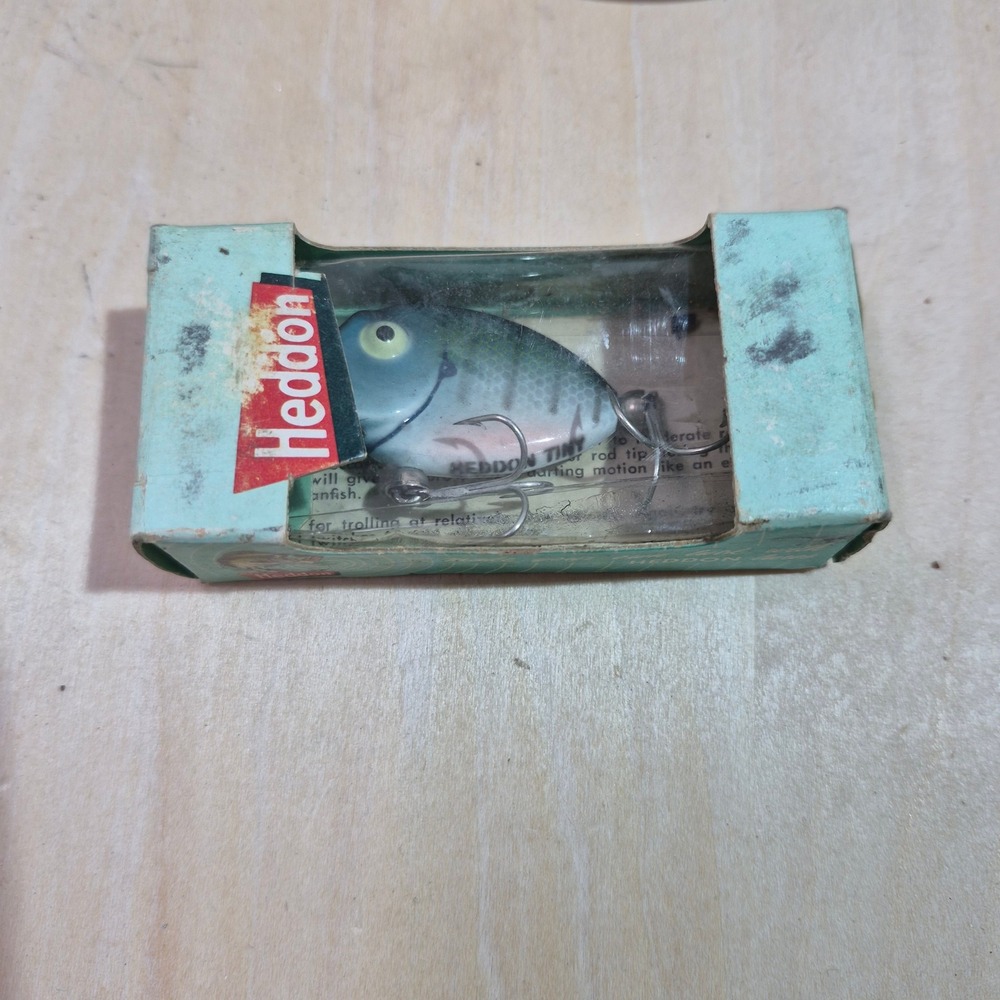 Vintage Heddon Tiny Punkinseed 380 BGL Bluegill Fishing‎ Lure with Original Box